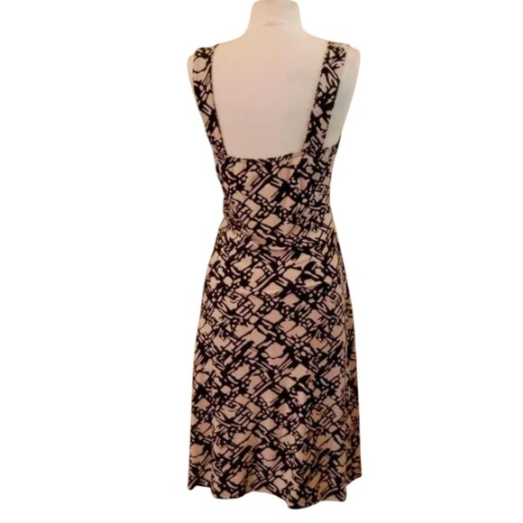 Basil & Maude Balinese Print  Empire Waist  One of a Kind Dress  I  Sample Size - Picture 2 of 5